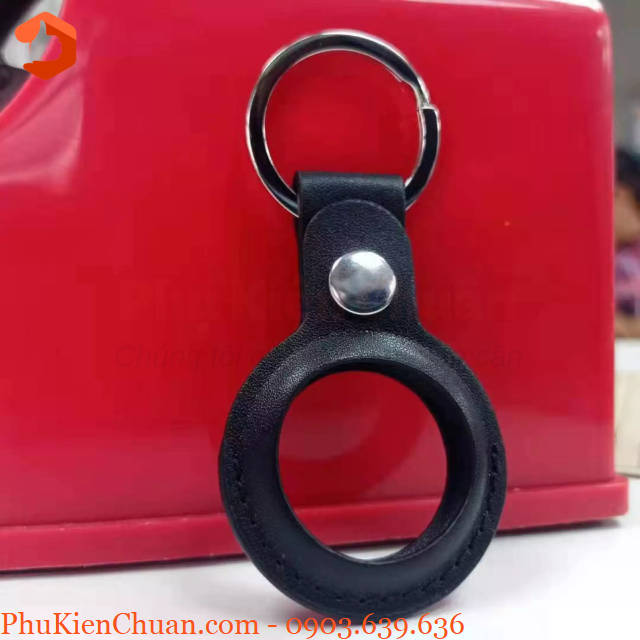 Vỏ bảo vệ Airtag XUNDD chất liệu da có móc khóa kim loại – Leather Case cho Apple Airtag - Ảnh 2